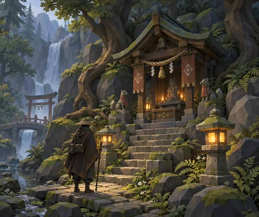 Stylized fantasy reference image used as a 3D input