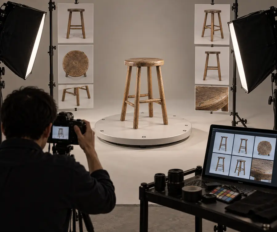 Imagen de referencia preparada para un flujo de trabajo de imagen a 3D